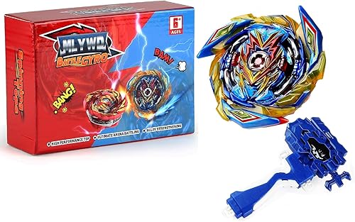 Bey Battling Tops Burst SuperKing, Bey Blade Launcher y Grip Battle Set Right Spin DB Layer System Gyro Toys Set Regalos para niños Niños B-163