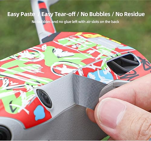 Miniatura 4 de Adhesivos de piel compatibles con DJI Mini 4 Pro, adhesivo impermeable para DJI Mini 4 Pro Drone y controlador RC 2 (G)