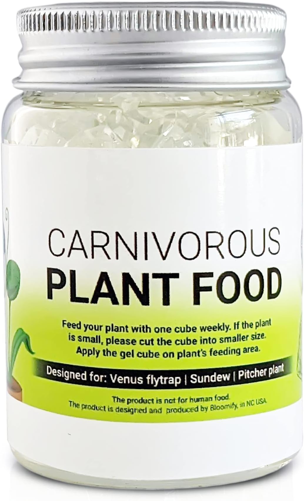Venus Flytrap Food, Solid Gel Carnivorous Plant Food, 2.5OZ. Designed for Venus Fly Trap, Sundew, Pitcher Plants and Other Carnivorous Plants
