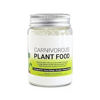 Venus Flytrap Food, Solid Gel Carnivorous Plant Food, 2.5OZ. Designed for Venus Fly Trap, Sundew, Pitcher Plants and Other Carnivorous Plants