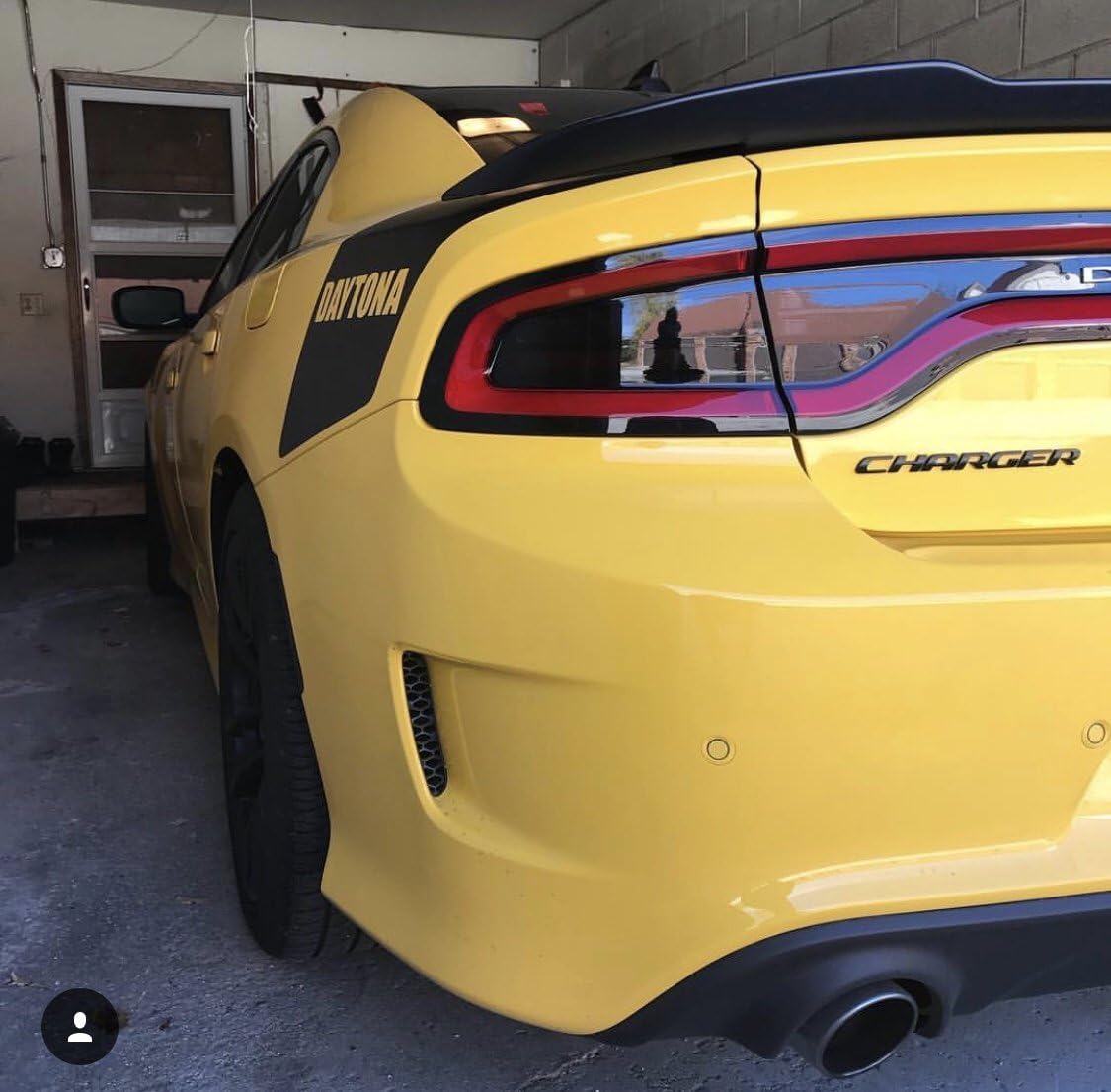 Luxe Auto Concepts Tail Light Tint Kit for 2015-2023 Dodge Charger- Dark Smoke Gloss | Exact Cut Vinyl Overlays | Tinted Dry Application Luxe LightWrap Film with Air Release Technology