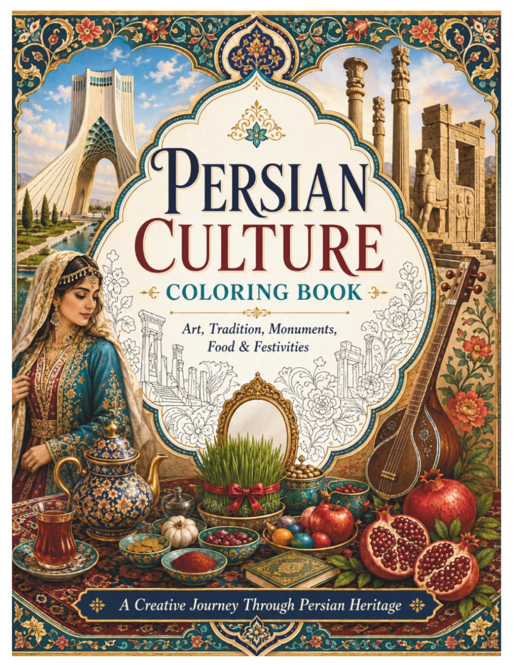 Persian Culture Coloring Book