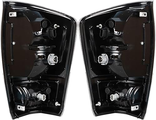 Miniatura 4 de Paquete de 2 luces traseras transparentes de bisel negro LH+RH para el lado del conductor y pasajero de Tacoma 2016-2020 81550-04200 81560-04200
