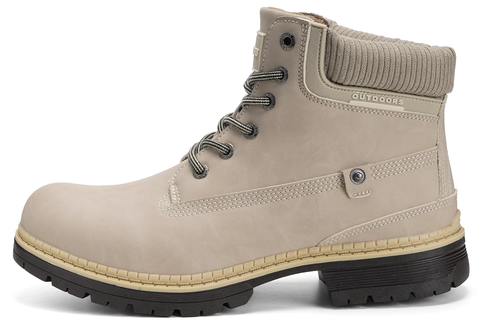 Stivali Uomo Donna Inverno Scarpe da Neve Caldi Snow Boots Impermeabili Stivaletti Pelliccia Stringate Outdoor