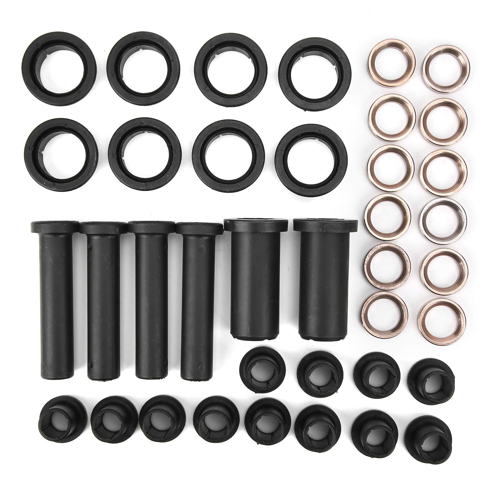 Aramox Kit Boccole Sospensione Posteriore Boccola Braccio Oscillante in ABS e Ottone MG1307101AZ Sostituzione di Installazione Semplice per Sportsman 500 Dal 1996 Al 2000 2002 e 500 RSE