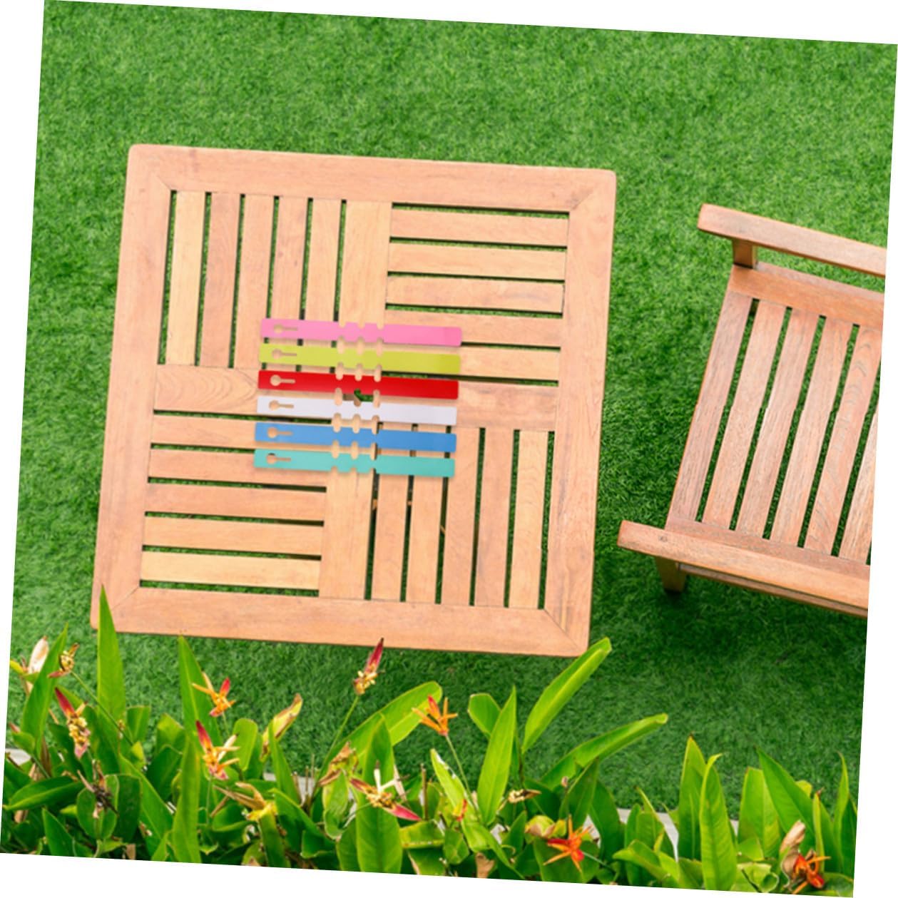 VILLCASE 1200pcs Waterproof PVC Plant Tags Adjustable Hanging Loop, Plastic Garden Labels for Nursery and Outdoor Plant Identification