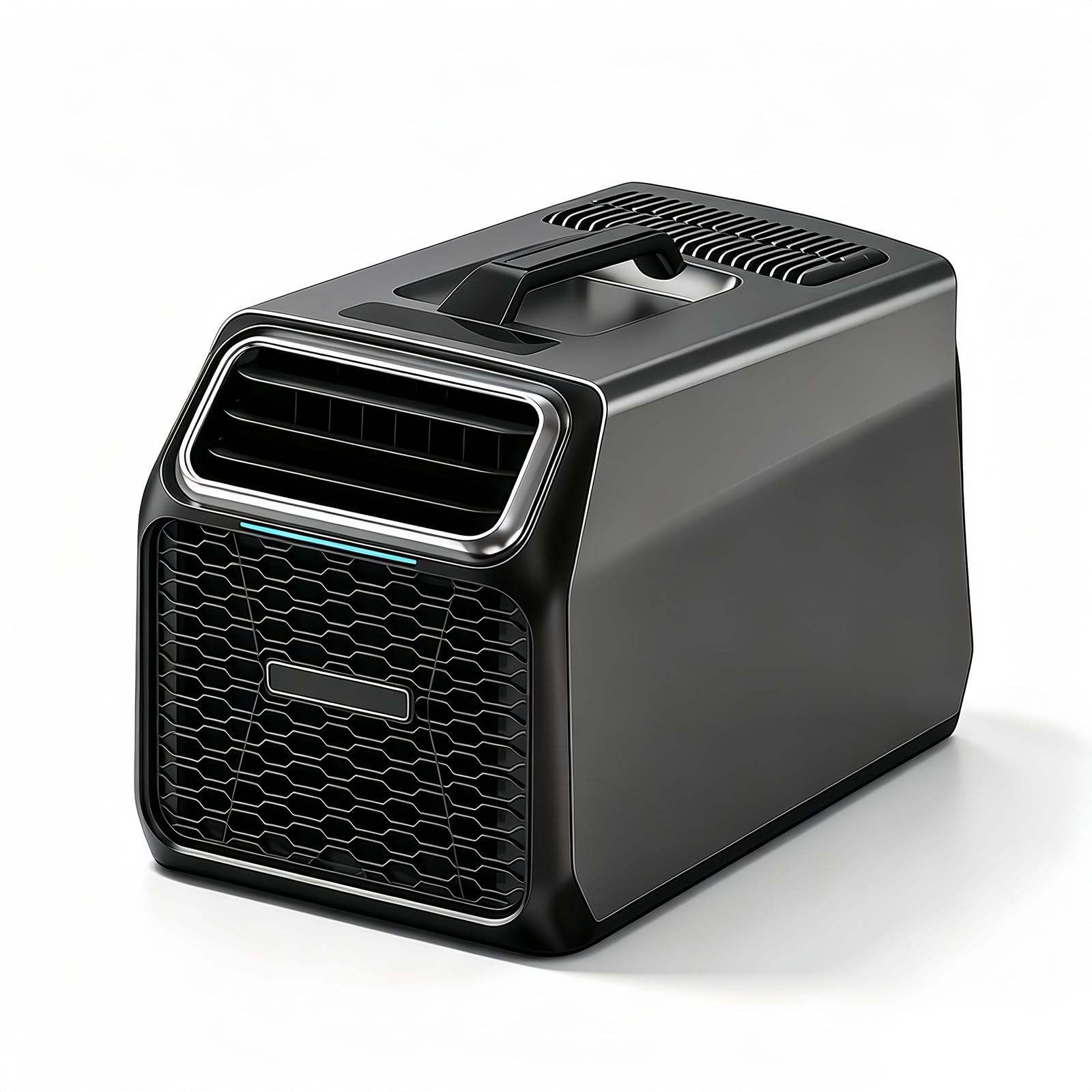 BANGBANGJI Quiet Small 4000BTU Portable Air Conditioner, Low Power Tent Air Conditioner, with Compressor, Self Evaporation, Timer & Sleep Mode, for Tent, RV, Indoor & Outdoor Use