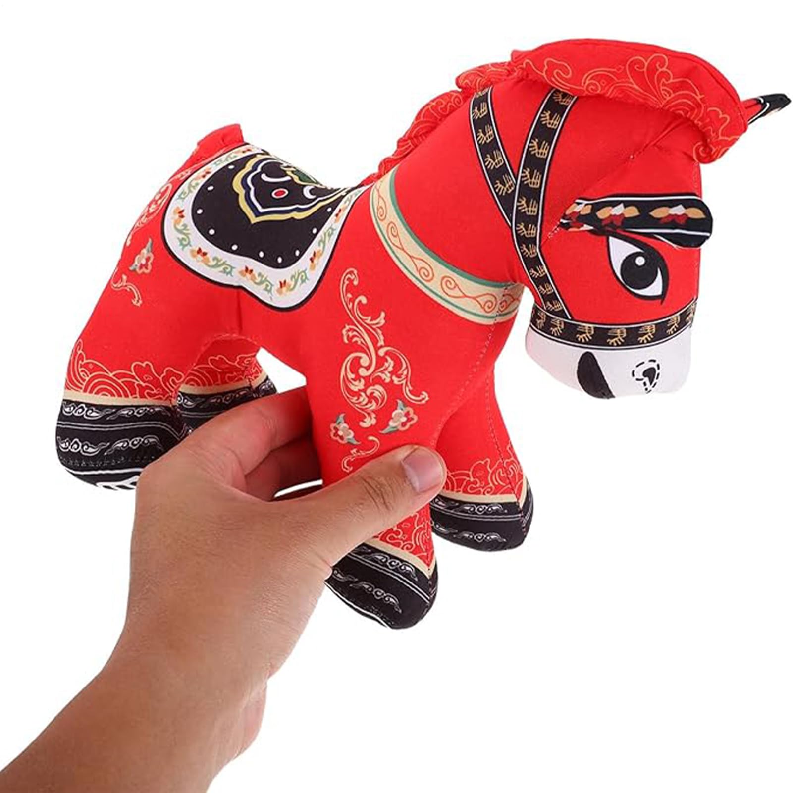 Peluche Del Cavallo Del Capodanno Cinese Bambola Morbida E Coccolosa | 2026 Anno Del Cavallo Mascotte Per Bambini Adulti Soggiorno Camera dei Bambini Divano Nanna Viaggio Compleanno