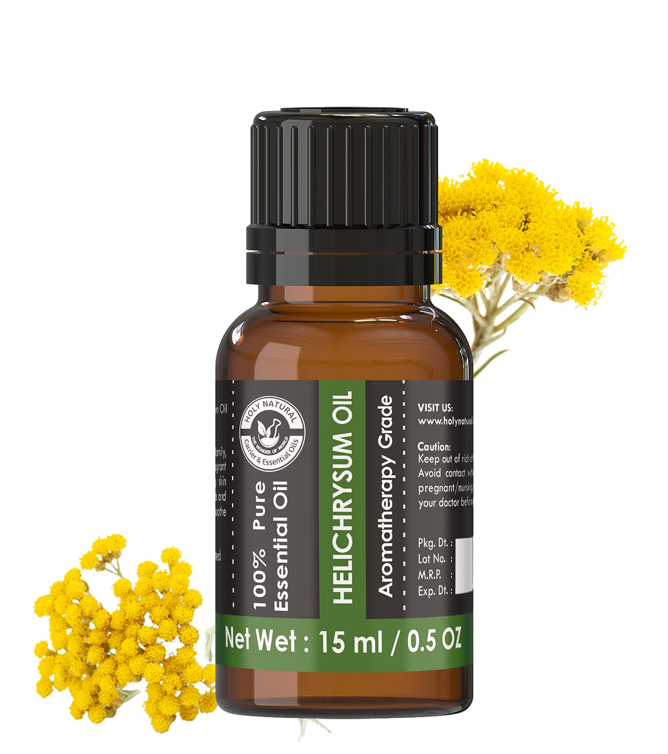 Holy Natural Helichrysum Essential Oil - 15 ML - Image 2 thumbnail
