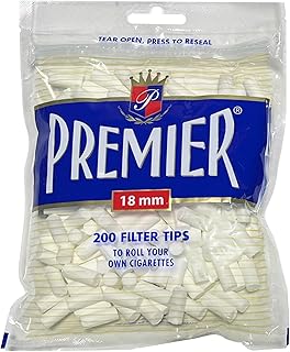Premier 18mm Filter Tips - Bag of 200