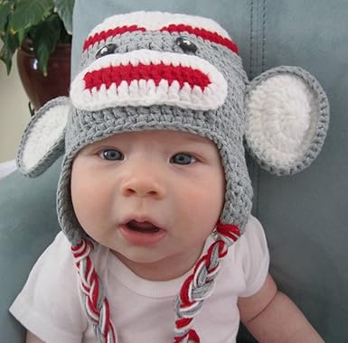 Infant monkey hat Clearance