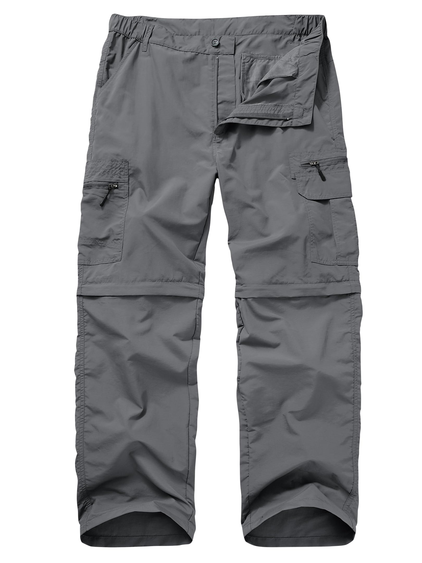 Men's Convertible Hiking Pants with 7 Pockets