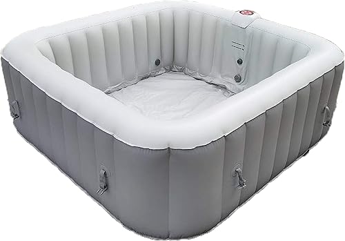 Miniatura 9 de ALEKO Spa inflable para bañera de hidromasaje  Burbuja de chorro personal de alta potencia  con cubierta ajustable y 3 cartuchos de filtro  265