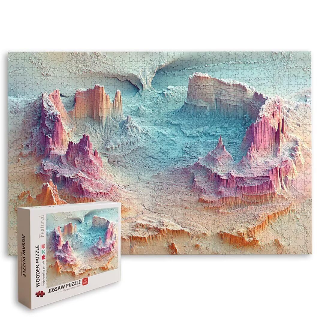 Puzzle 2000 Pezzi, Puzzle Paesaggio, Misura: 100x71cm, Regalo Donna -9013