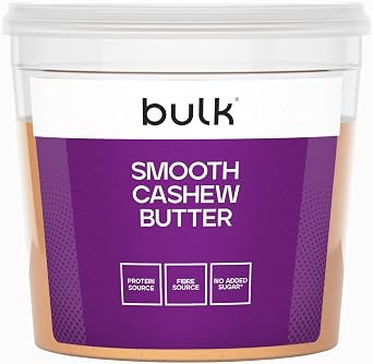 Bulk Natural Roasted Cashew Butter Tub, Smooth 1 kg, Packaging May Vary