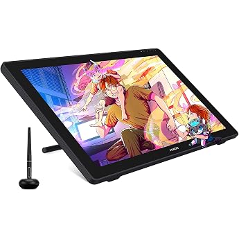 HUION Kamvas 24 Plus Graphics Tablet with Display 23.8 Inch | Fully laminated QD LCD, 140% sRGB 2.5K QHD, 8192 pressure level