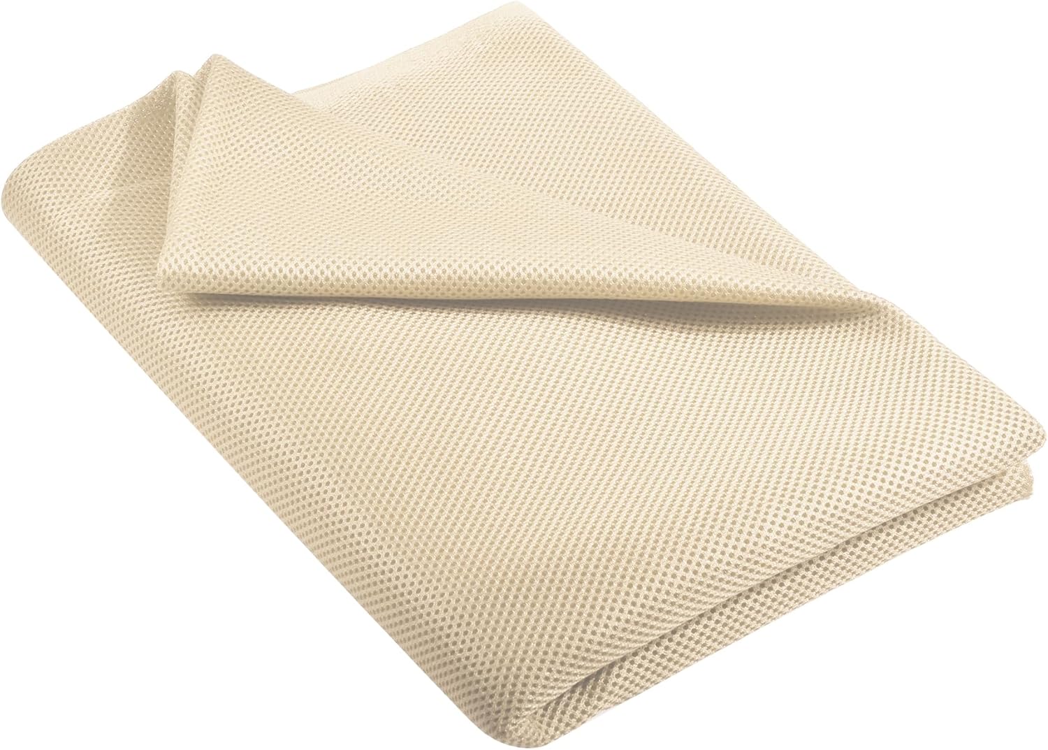 1.64×5.25 Ft(L*W) Off-White 3D Speaker Grill Cloth,Protective Dustproof Mesh Cloth,Speaker Cover Fabric,Stereo Mesh Fabric Replacement for Carpet Subwoofer Home Audio Restoration Repair