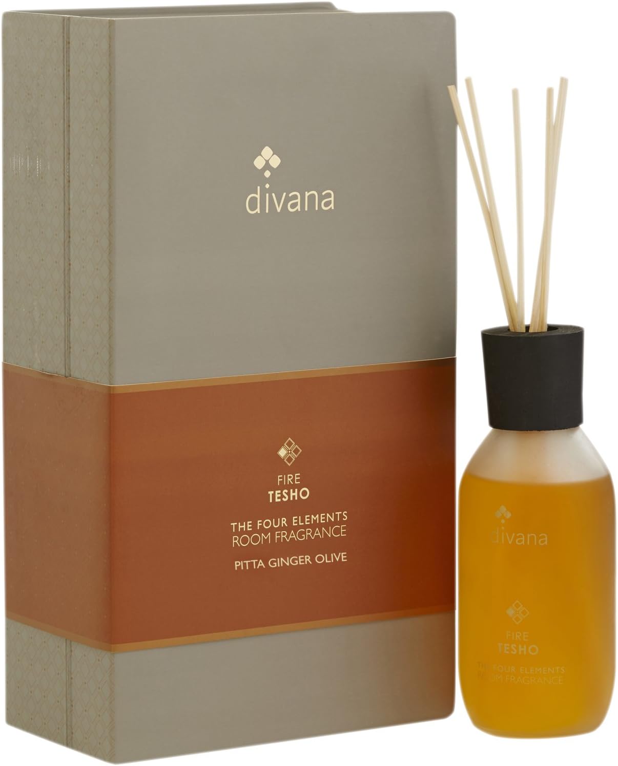 Divana Four Element Roomfragrance (Fire) : Ginger Green Oilve Medium Silver