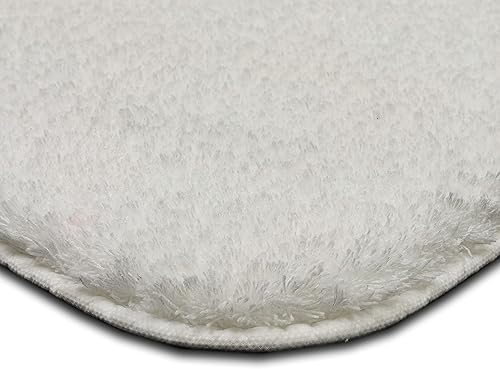 Miniatura 8 de Mohawk Home Tapete de baño Kingston lavable a máquina color azul pizarra para tapa de inodoro