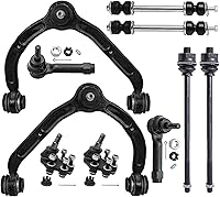 Vista 210 de Detroit Axle - Kit de suspensión delantera RWD de 10 piezas para Chevy GMC Silverado Sierra 1500 1999-2006, 2 brazos de control superior, 2 rótulas