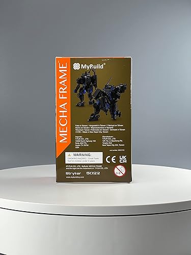 Miniatura 10 de MyBuild Mecha Frame Armed Forces Stryker 5022 Bloques de robot de armadura negra de juguete ladrillos de construcción para niños a adultos fanáticos