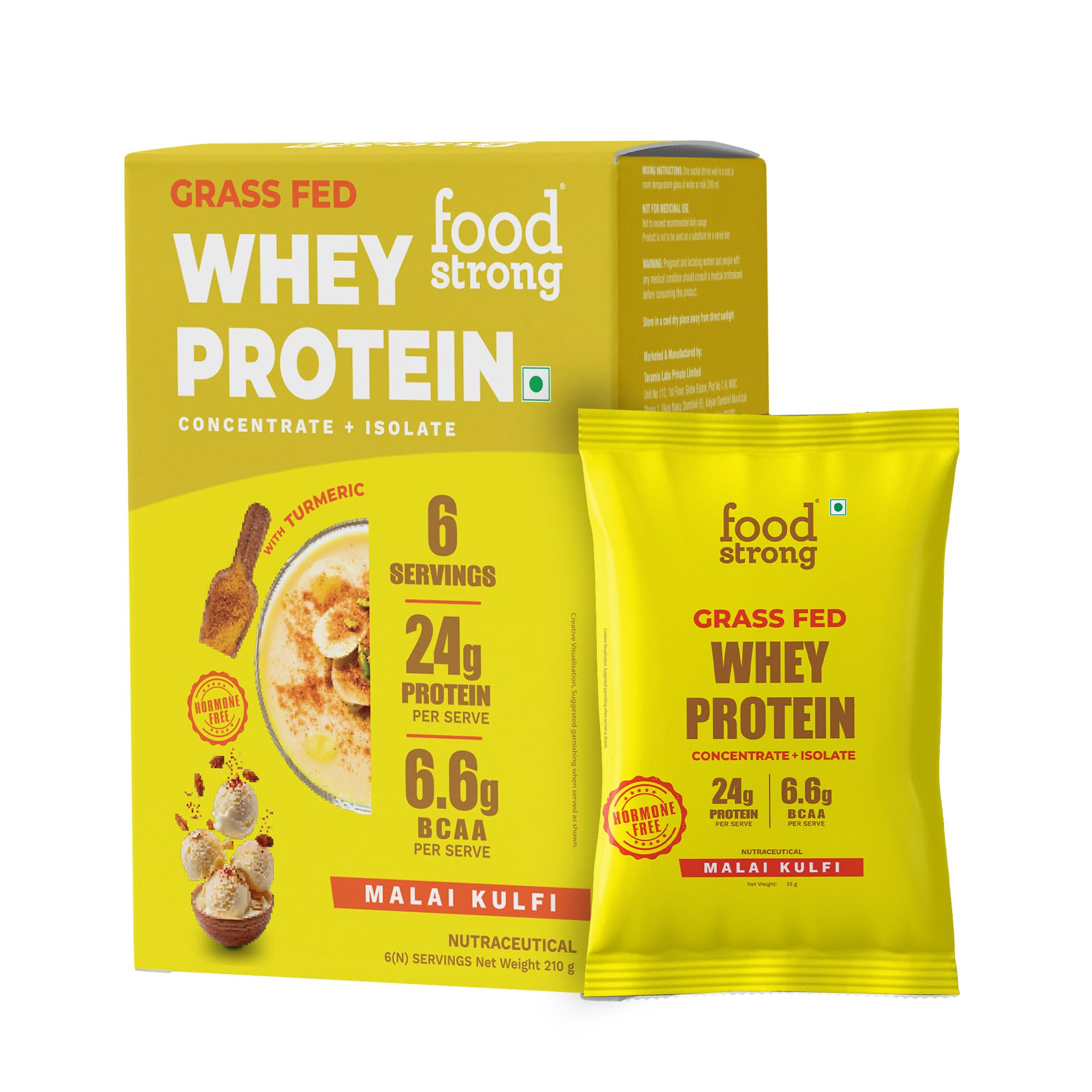 Foodstrong Whey Protein Powder Unflavoured (Raw) 26g Protein 1KG — Amazon image 12