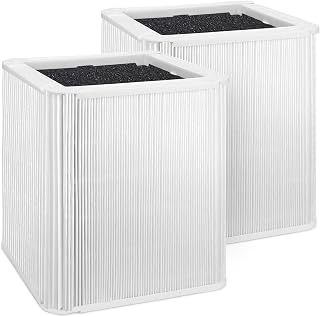 211+ Replacement Filter Compatible with Blueair Blue Pure 211+, NXBHG Foldable H13 True Hepa Filter and Activated Carbon Filter