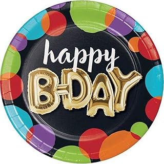 Creative Converting Metallic Gold Party Plate, 7