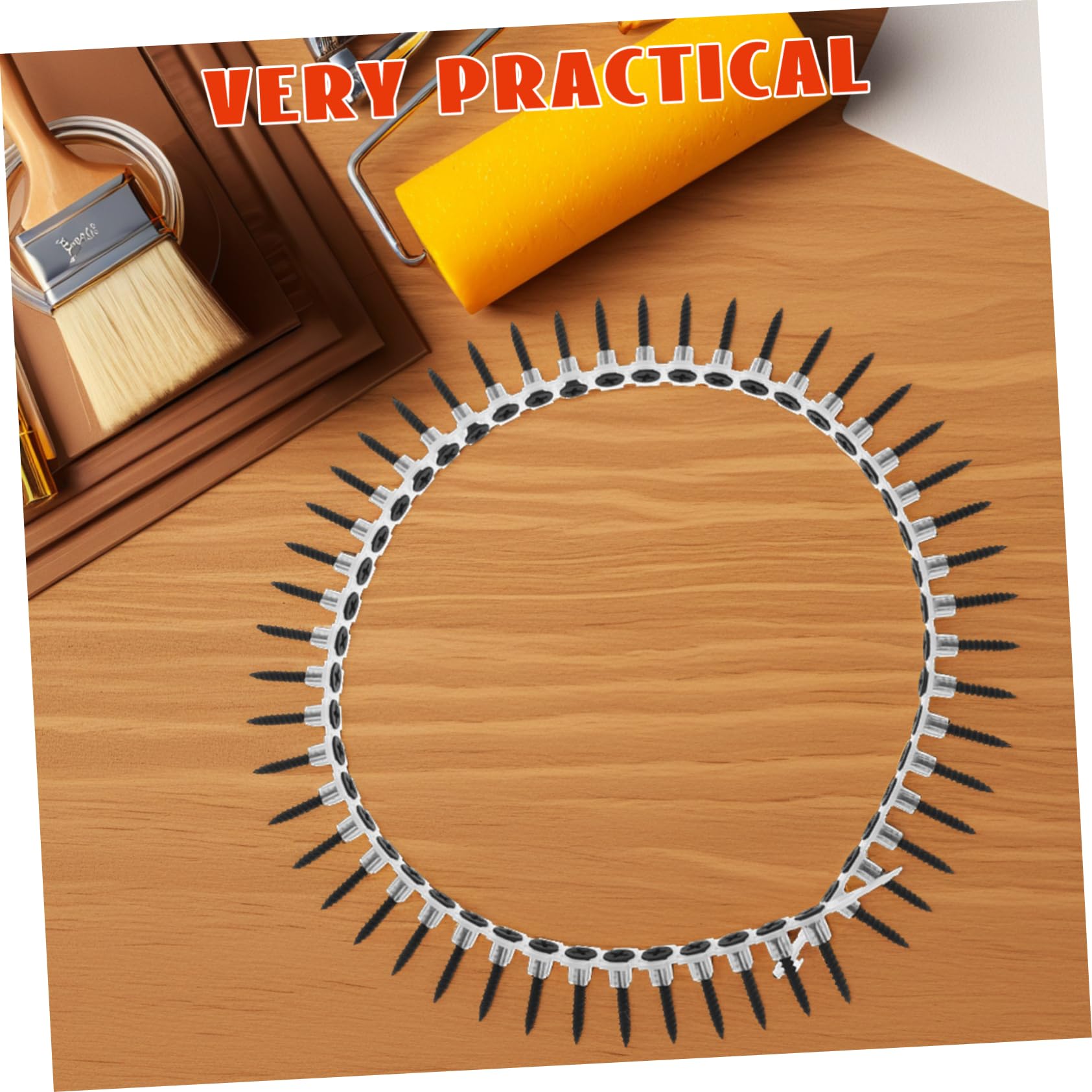 NUOBESTY 1000piezas Tornillos Para Paneles De Clavos y Tornillos Fijación Resistente Anclajes Para Cuadros y Muebles Autorroscantes y Plásticos
