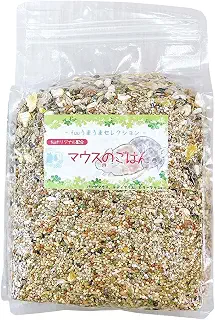 fuu うまうまセレクション マウスのごはん 920g 小動物 パンダマウス カラーマウス ファンシーラット 穀物 野菜 フード (マウス920g)
