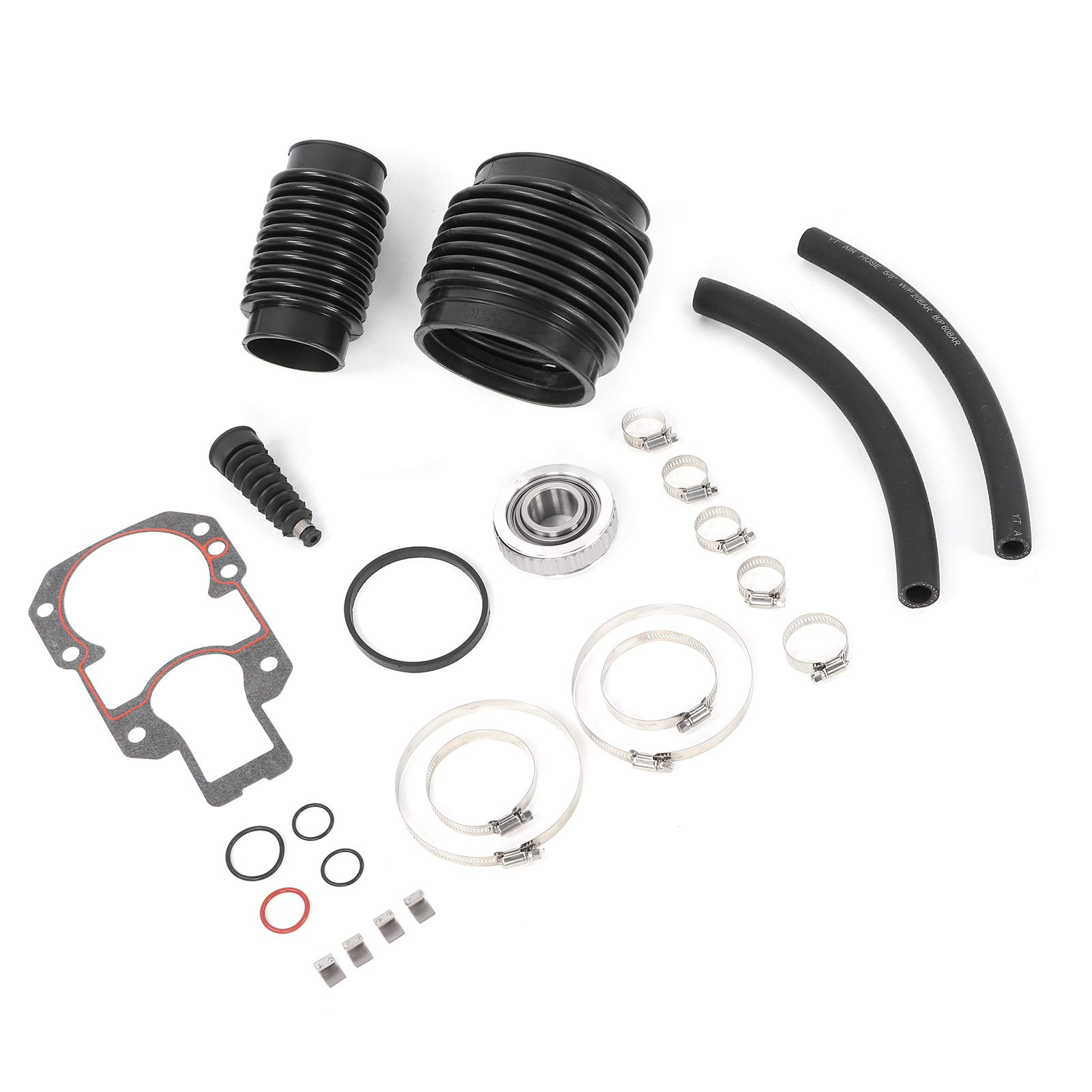 Kit di riparazione dello specchio di poppa del soffietto fuoribordo 30-803097T1 Kit di soffietto dello specchio di poppa Kit di ricambio per accessori marini per Mercruiser Alpha One Gen 1 1977-1990