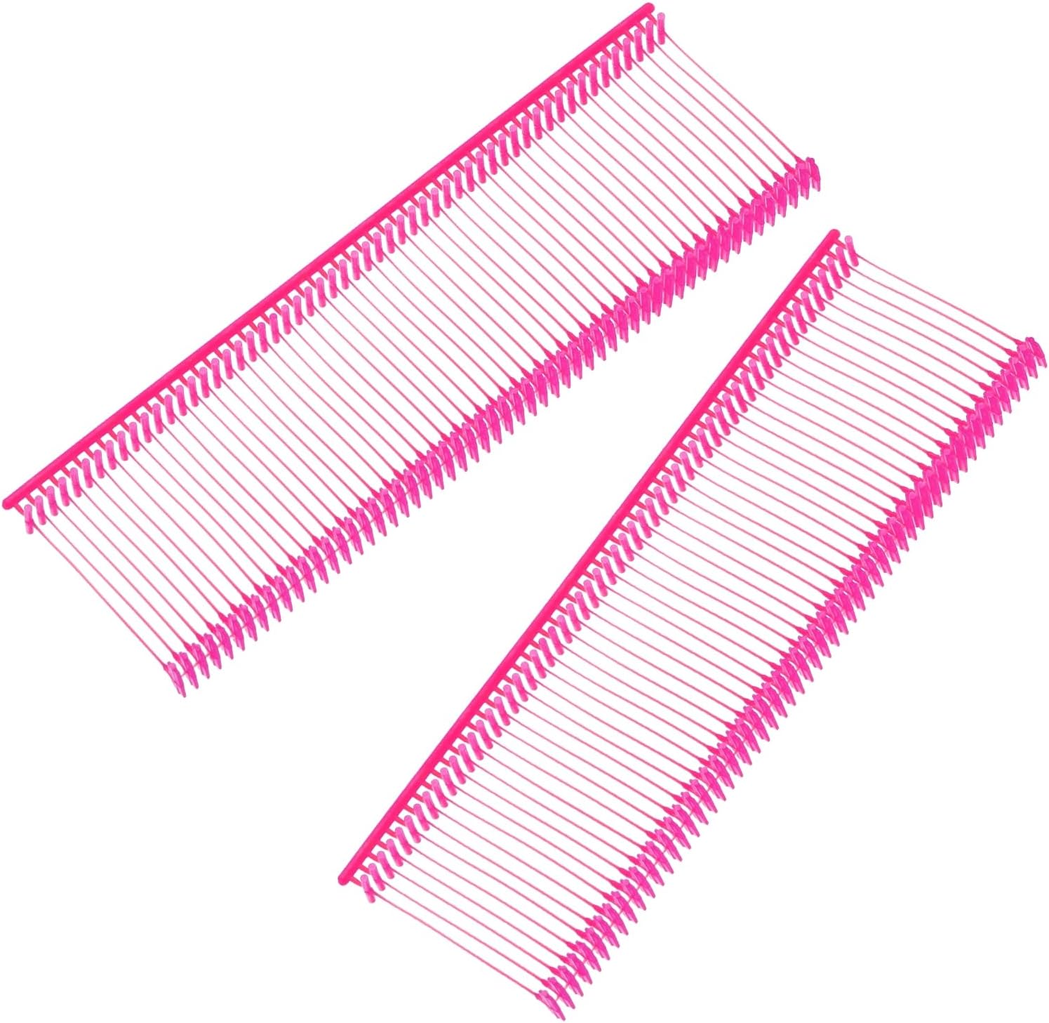 MECCANIXITY 5000Pcs Standard Tagging Gun Fasteners,1 Inch Rose Red Garment Tags Label Gun Plastic Refills, Fabric Tag Attachments Gun Barbs for Clothing