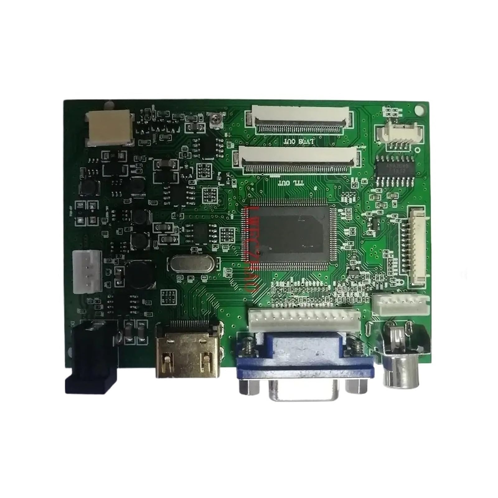 Écran LCD TFT 5 pouces compatible ZJ050NA-08C 640 * 480 avec carte de contrôle HDMI+VGA+2AV (remplacement AT050TN22)