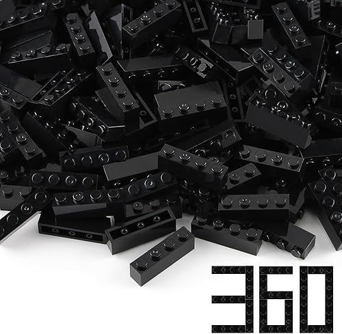 Miniatura 9 de Feleph Juego de 400 piezas de ladrillos de 1 x 4 piezas clásicas blancas de construcción de bloques de juego creativos, accesorios clásicos