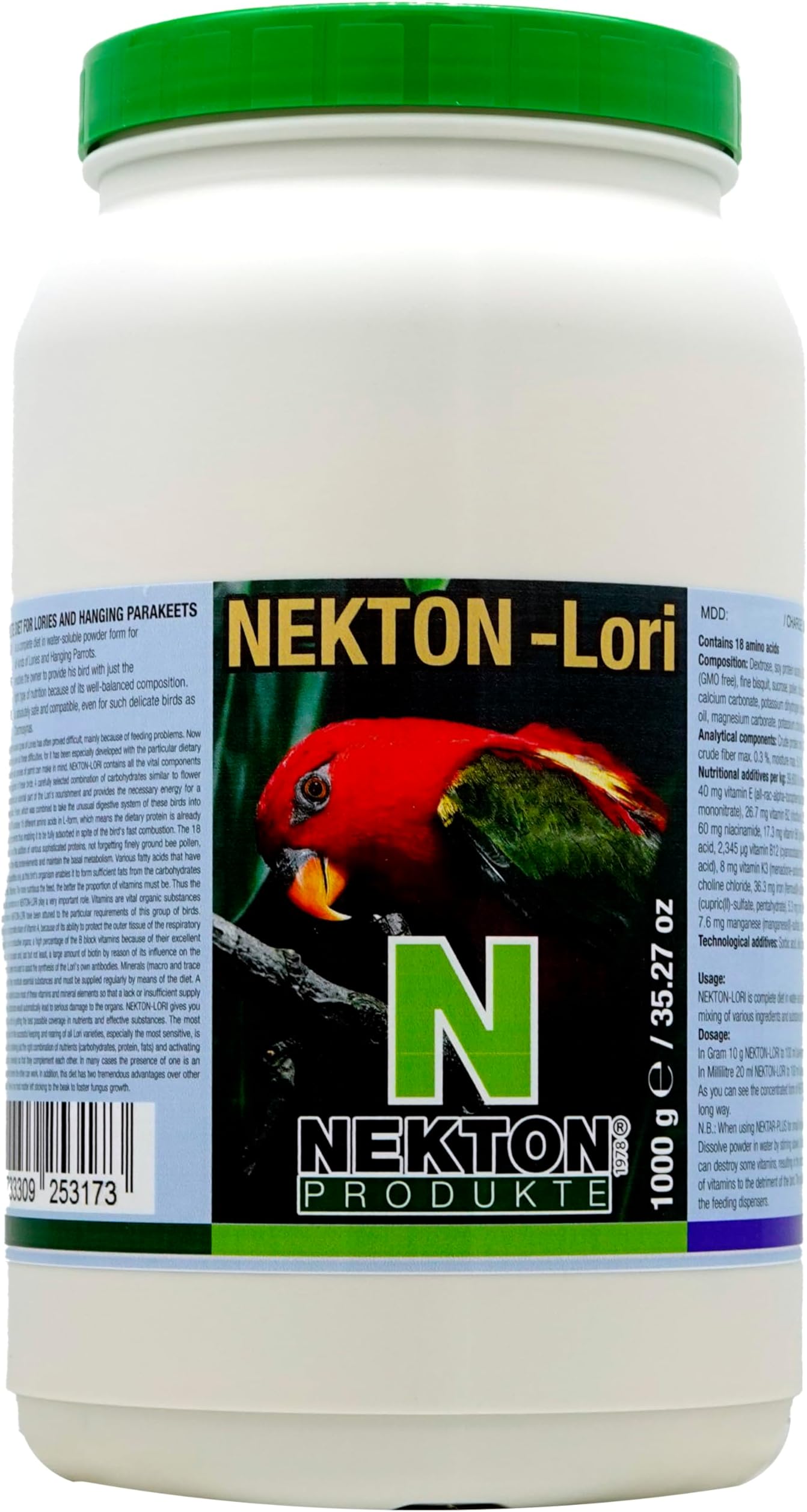 Nekton Lori Complete Lory Diet, 1000gm