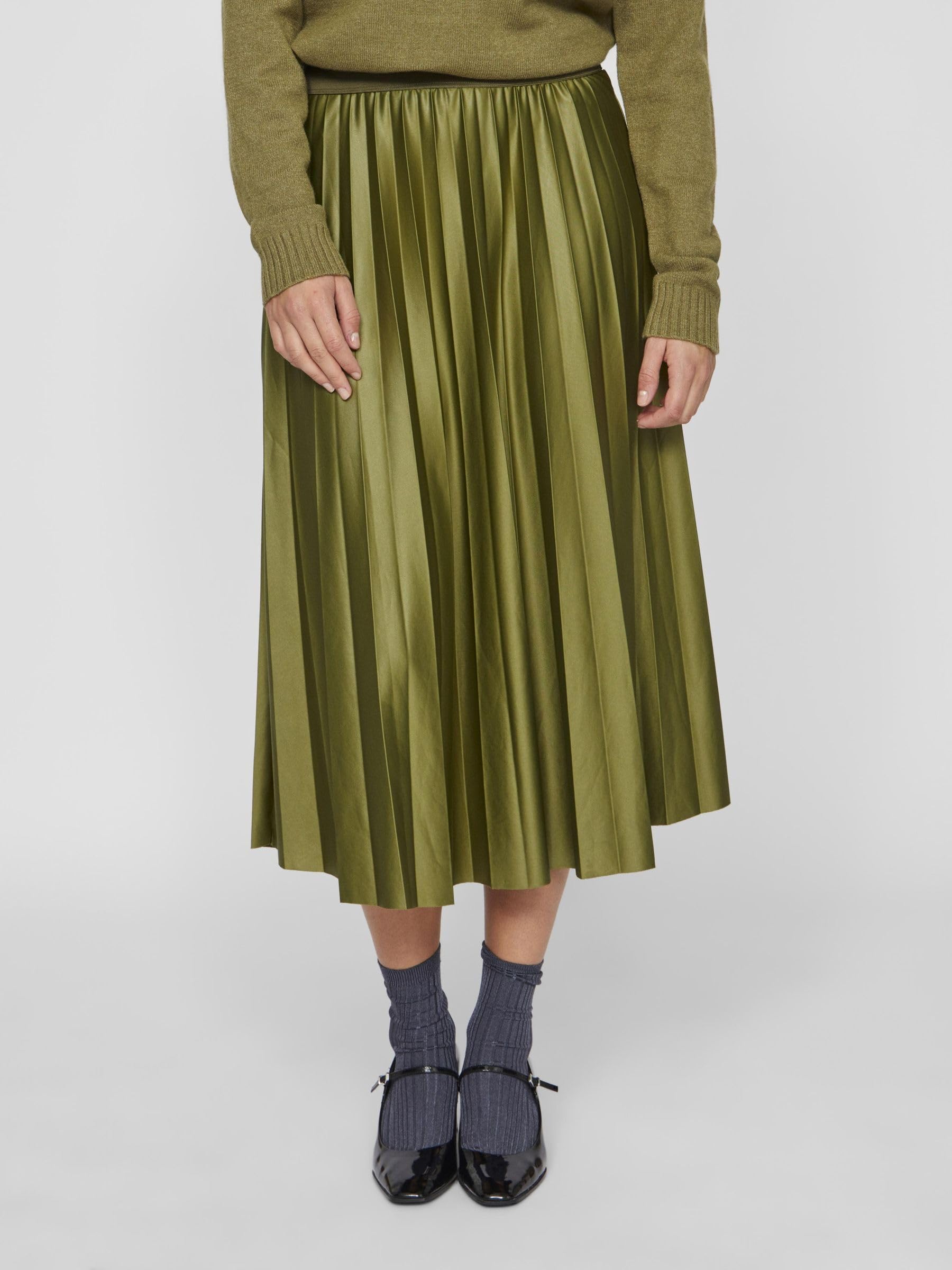 VILA Vinitban Midi Skirt - Noos Vinitban Noos Jupe midi Femme (Lot de 1)