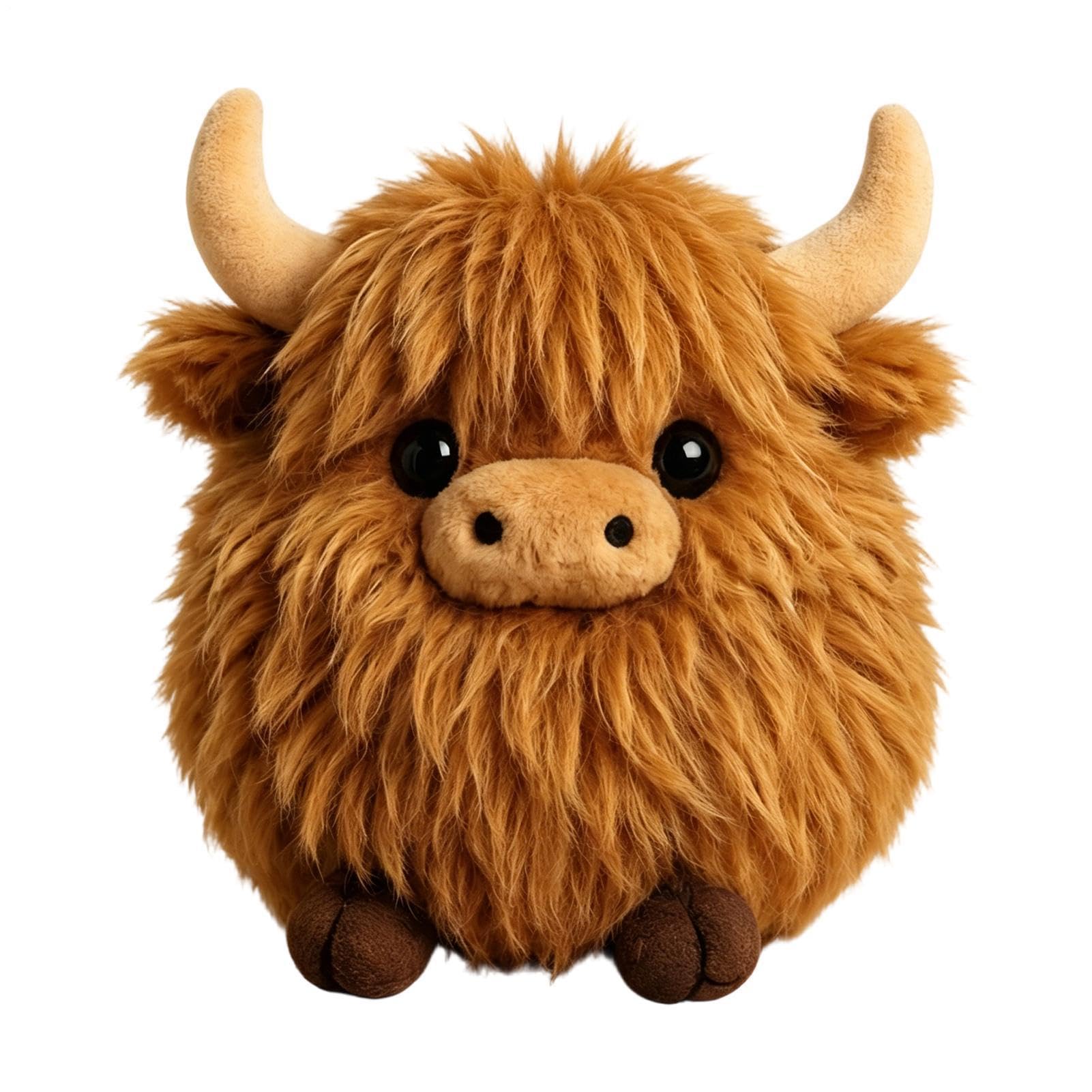 Cojín de vaca de peluche para decorar camas infantiles y sofás 8