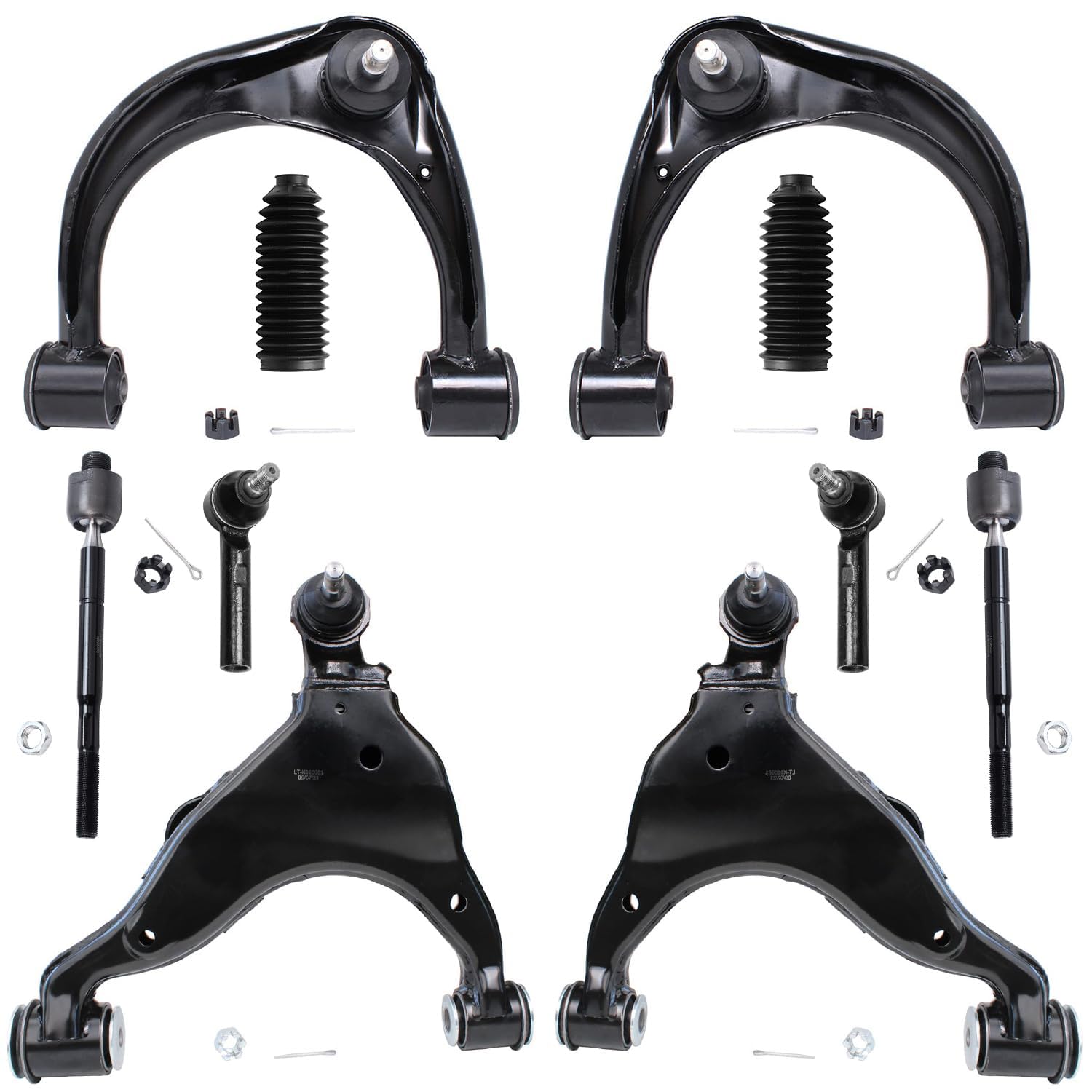 Detroit Axle - 10pc Front End Suspension Kit for 03-09 Lexus GX470