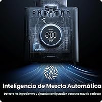 Vista 4 de Chefman Obliterator - Batidora de encimera de 48 onzas para batidos, motor de 1380 W para triturar hielo, nueces y frutas congeladas con hoja