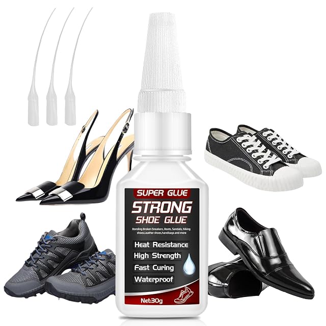 Shoe Glue 30g Heavy Duty Shoe Glue Sole Repair for Boots Sneakers and Heels Waterproof and Flexible Adhesive