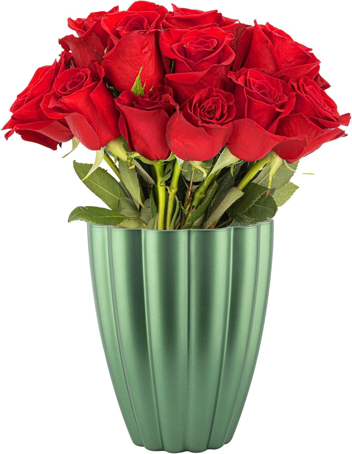 Amazon.de TREND FOR HOME Blumenvase 17 cm Vase Glas Glasvase für