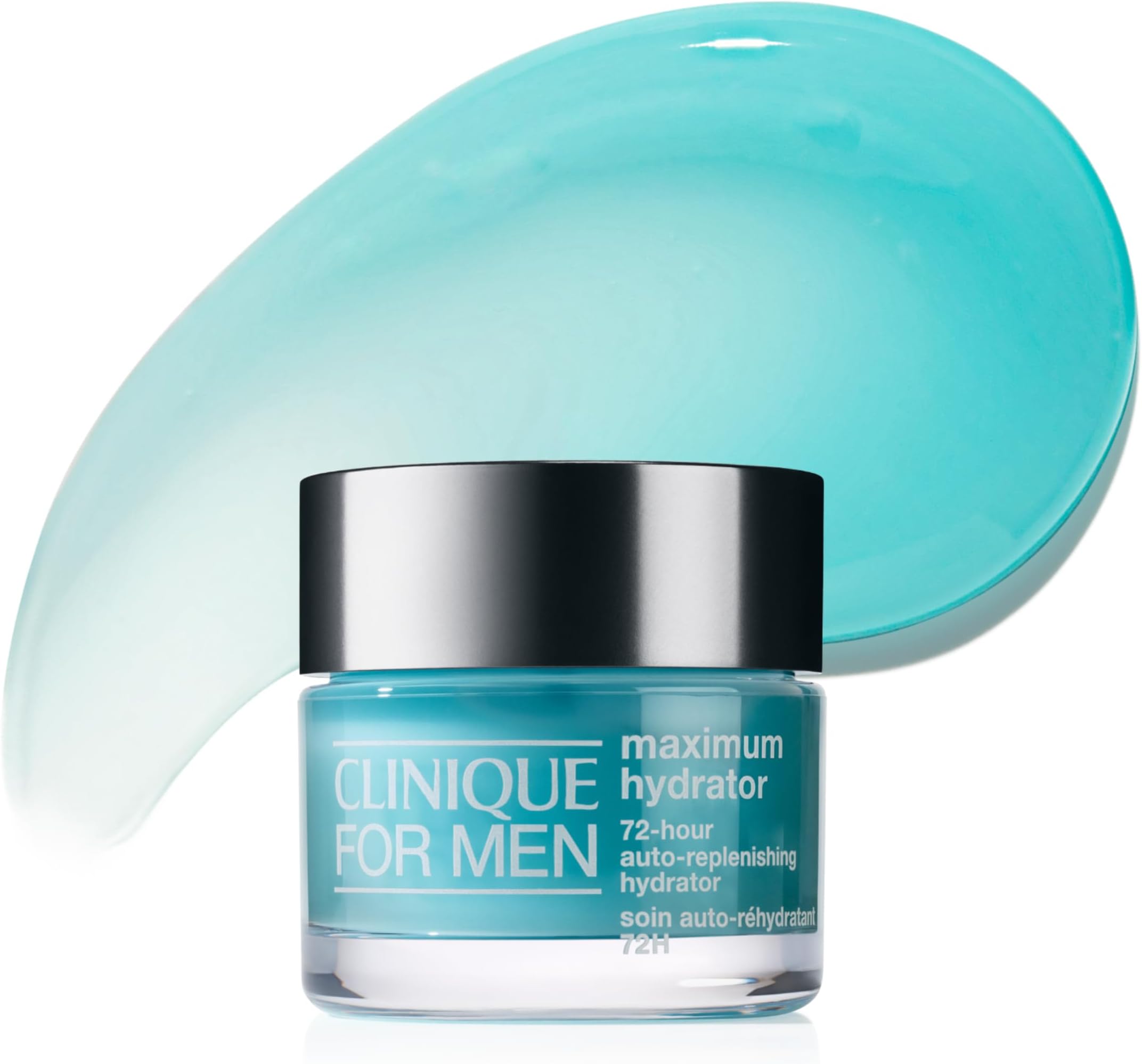 Clinique For Men Maximum Hydrator 72-Hour Auto-Replenishing Oil Free Hydrating Face Moisturizer With Hyaluronic Acid + Aloe Vera, 1.7 Ounce