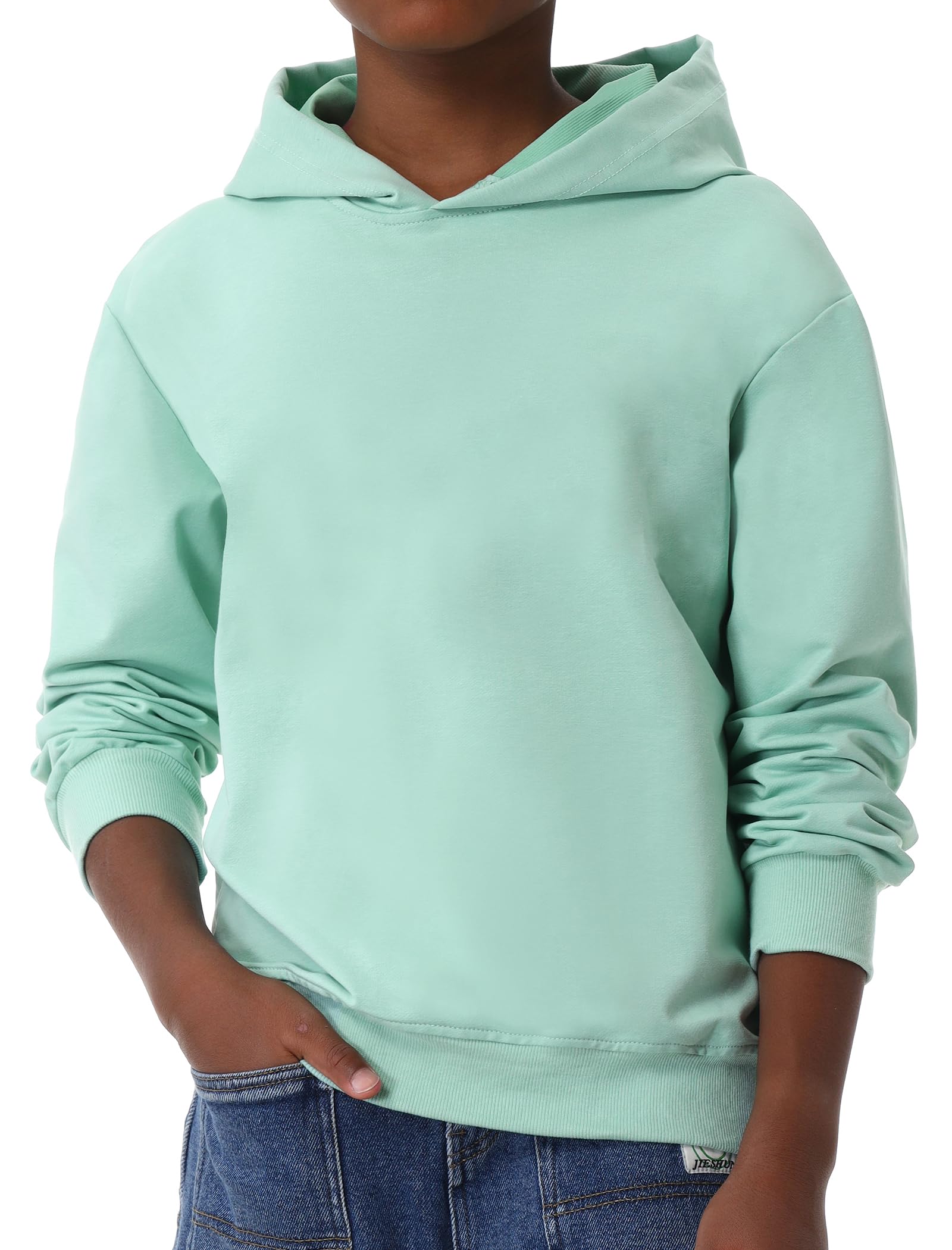 EXARUS Confezione da 3 felpa con cappuccio per ragazzi con stampa di lettere felpa con cappuccio per bambini pullover con grafica a maniche lunghe per adolescenti casual scuola 6-14 anni