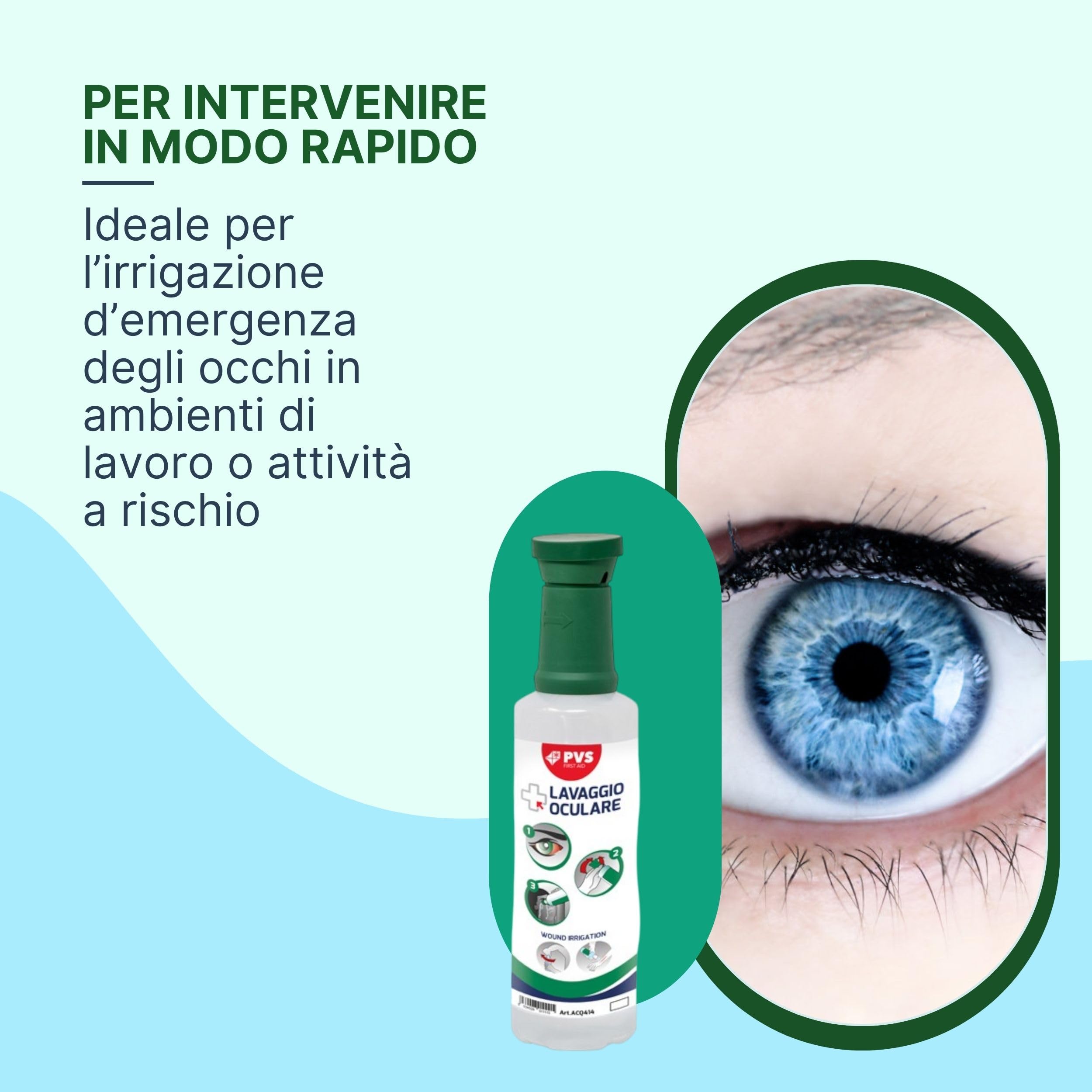 REMEDIA ONE - Soluzione Salina Sterile per Lavaggio Oculare di Primo Soccorso 10 pz - Flacone 500 ml con Tappo Monouso