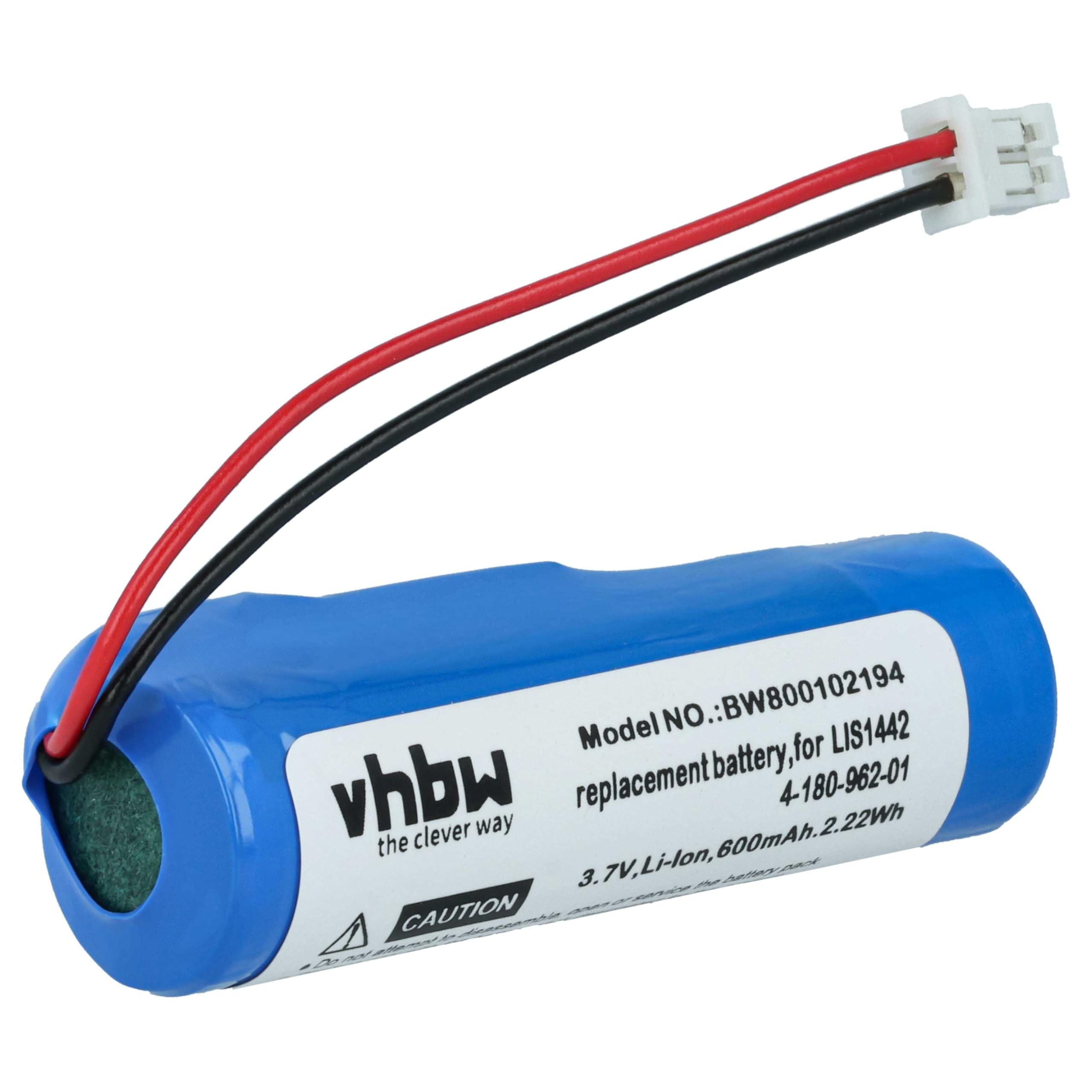 vhbw Bateria kompatybilna z Sony PlayStation PS3 i PS4 Move Navigation Controller CECH-ZCS1E - zamiennik do LIS1442, 4-180-962-01 - (Li-Ion, 600 mAh, 3,7 V)