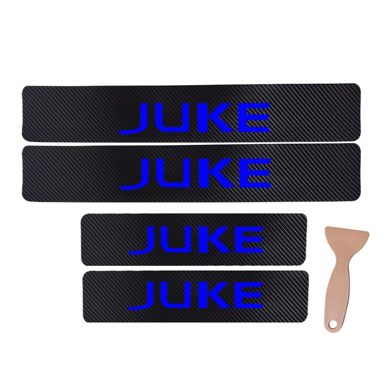 JYMLOV Car Door Sill Protector for NIS-san Juke, 4Pcs Car Scuff Plate Door Sill Trim Welcome Pedal Car Accessories,Blue
