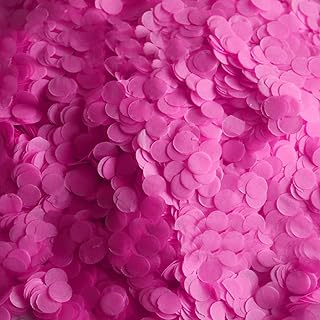 Hot Pink Confetti 15mm Tissue Paper Confetti 5000 pcs Biodegradable Confetti Wedding Birthday Party Decoration