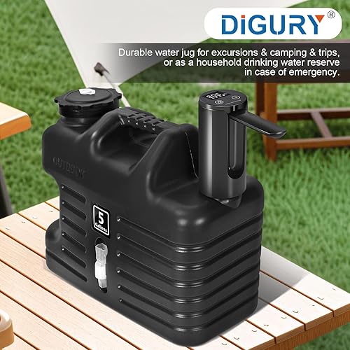 Miniatura 2 de Jarra de agua de 5 galones con dispensador de agua eléctrico de 2000 mAh, bomba de agua recargable tipo C automática tipo C, sin BPA, tanque de agua
