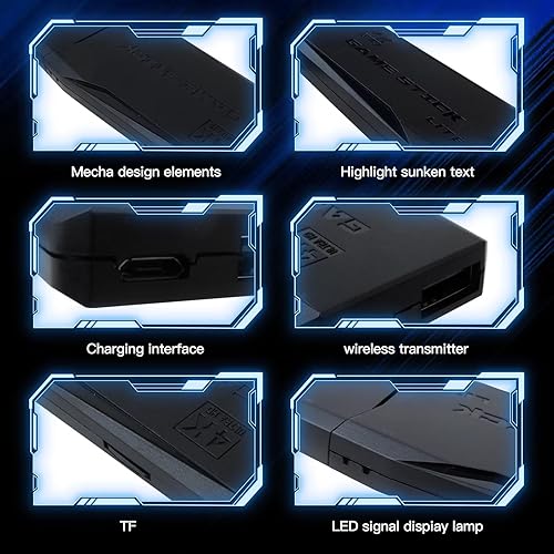 Miniatura 6 de M8 - Consola de juegos retro 64G inalámbrica Game Stick Consola de TV con más de 20000 juegos integrados, salida HDMI 4K, Plug and Play, 9