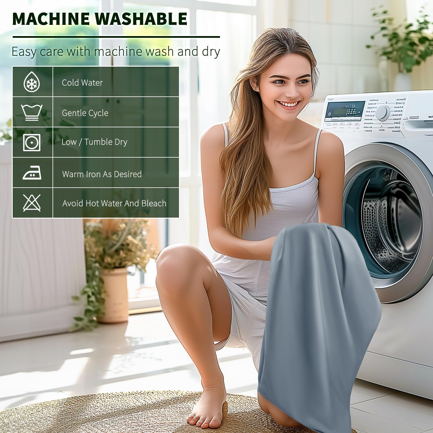 Luxury 1000 High Thread Count Egyptian Cotton Bed Sheets 4 PC, 100% Egyptian Cotton Sheets Set, Breathable & Cooling Sheets(King,French Blue)